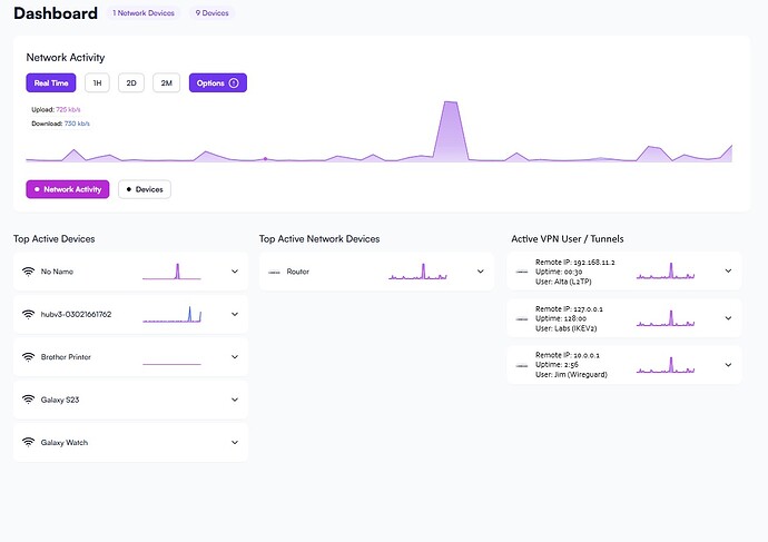 VPN mockup