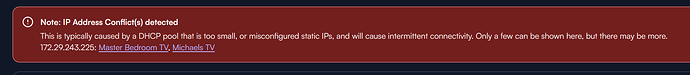 IP Conflict