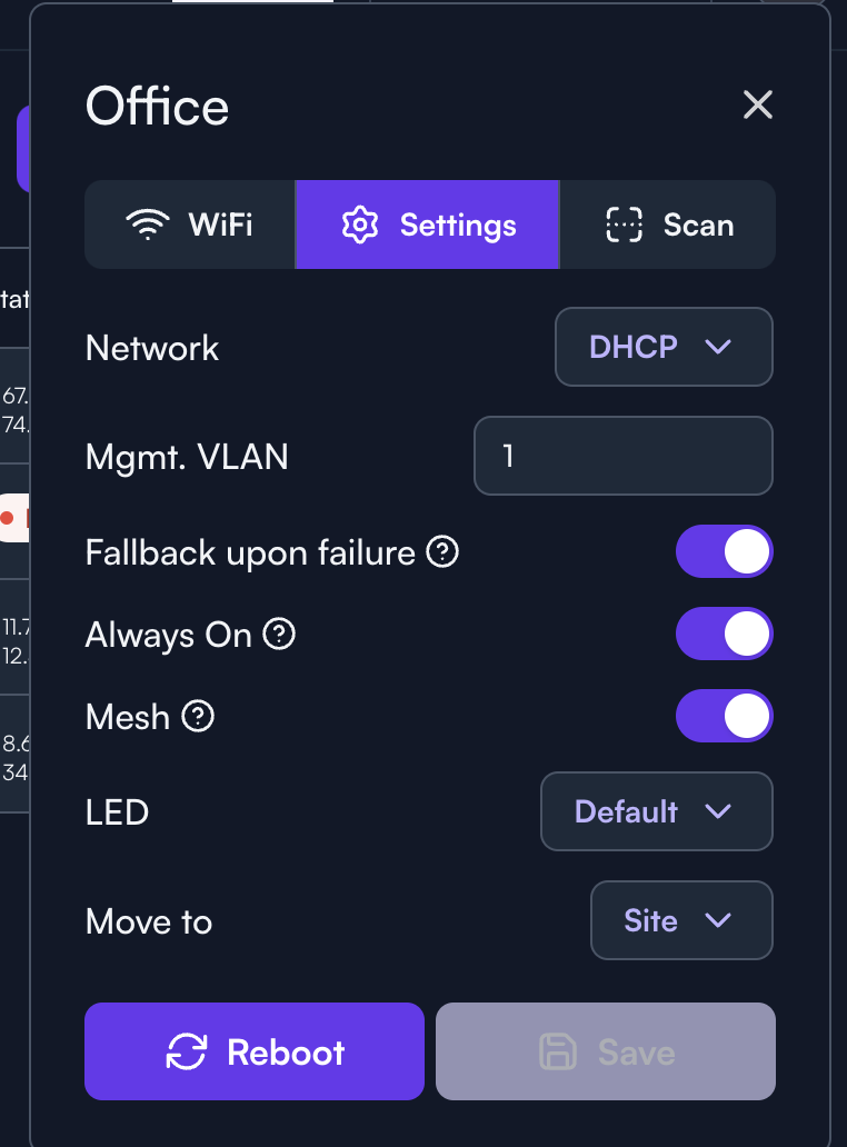 AP reboot selection - Access Points - Alta Labs - Community Forum